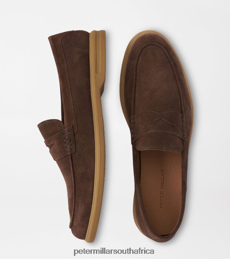 Chocolate Men Peter Millar Excursionist Penny Loafer Footwear B62P4F1055