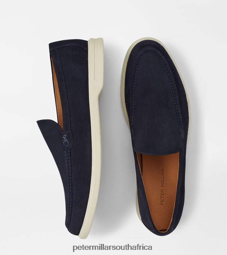 Navy Men Peter Millar Excursionist Venetian Loafer Footwear B62P4F1052
