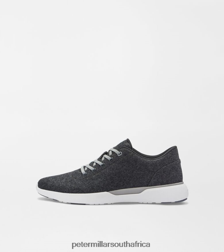 Charcoal Men Peter Millar Glide Performance Wool Sneaker Footwear B62P4F1059