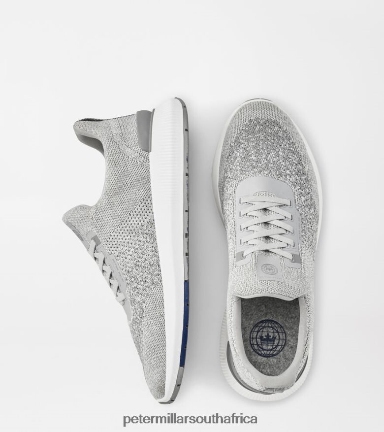 Moon Grey Men Peter Millar Hyperlight Apollo Sneaker Footwear B62P4F1033