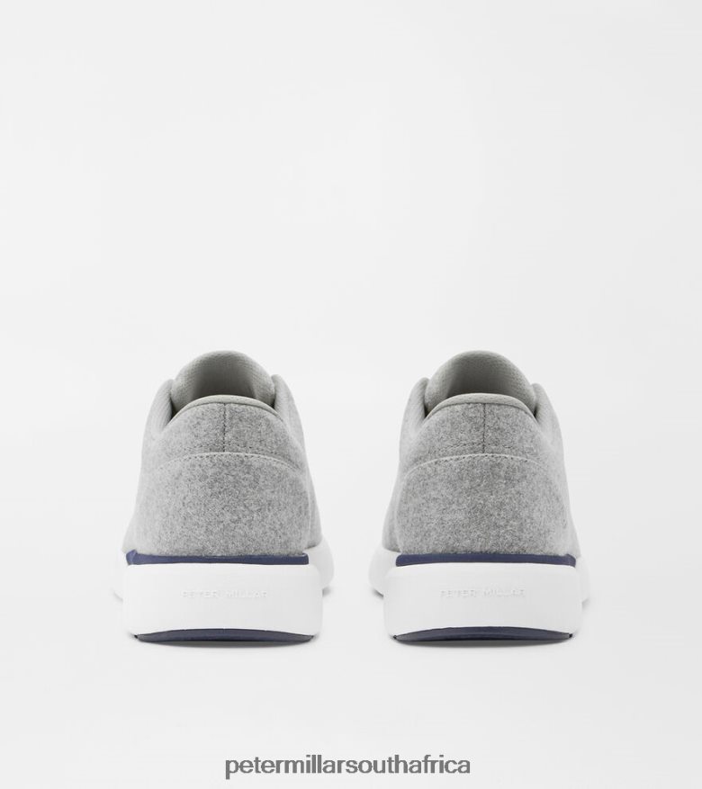 Nickel Men Peter Millar Glide Performance Wool Sneaker Footwear B62P4F1057