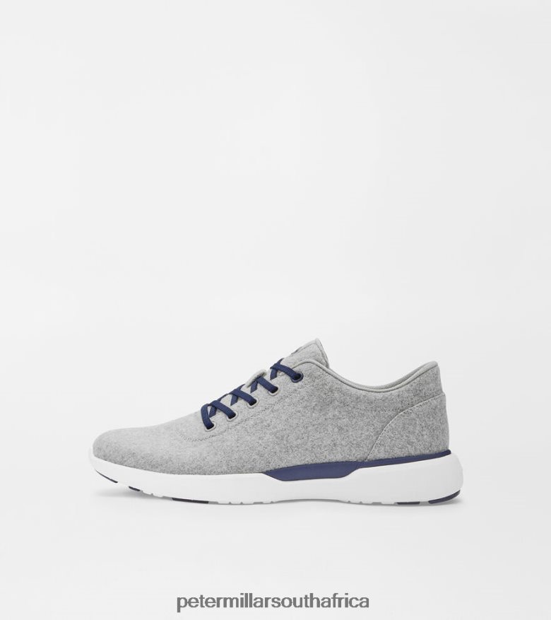 Nickel Men Peter Millar Glide Performance Wool Sneaker Footwear B62P4F1057