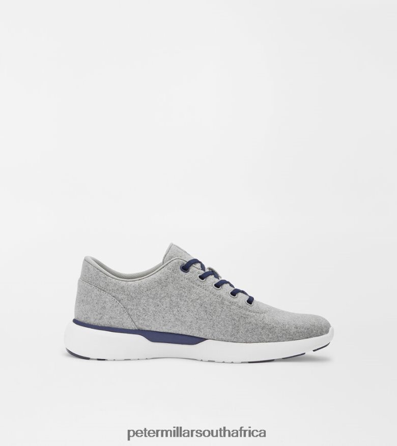 Nickel Men Peter Millar Glide Performance Wool Sneaker Footwear B62P4F1057