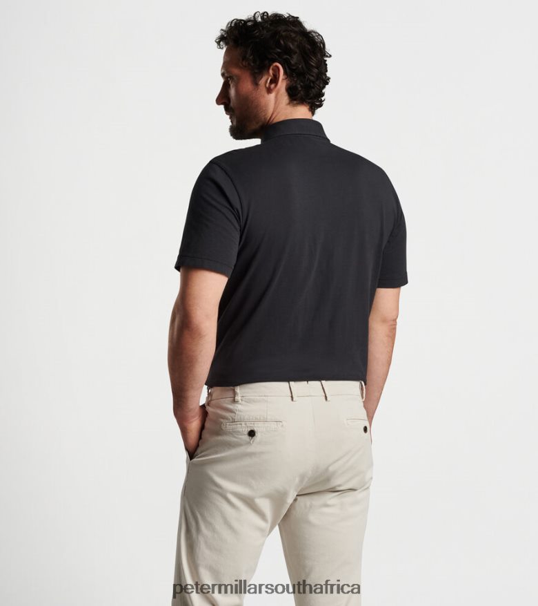 Black Men Peter Millar Journeyman Polo Apparel B62P4F391