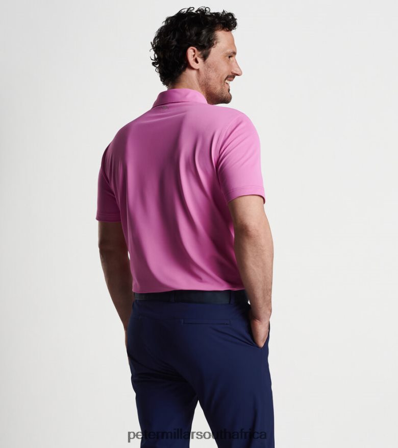 Cascade Blue Men Peter Millar Soul Performance Mesh Polo Apparel B62P4F285