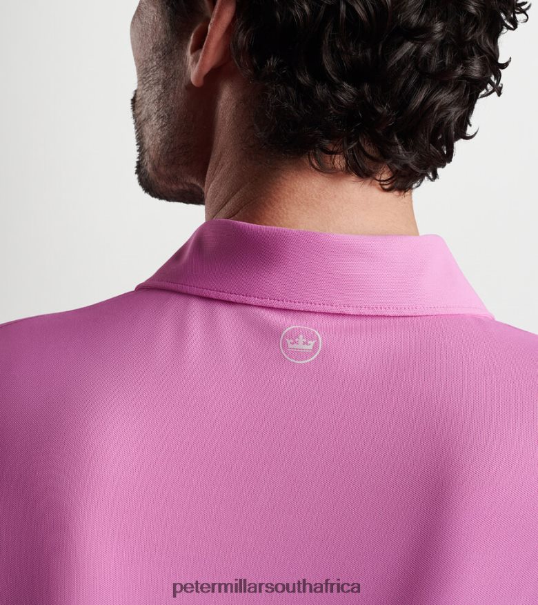 Cascade Blue Men Peter Millar Soul Performance Mesh Polo Apparel B62P4F285