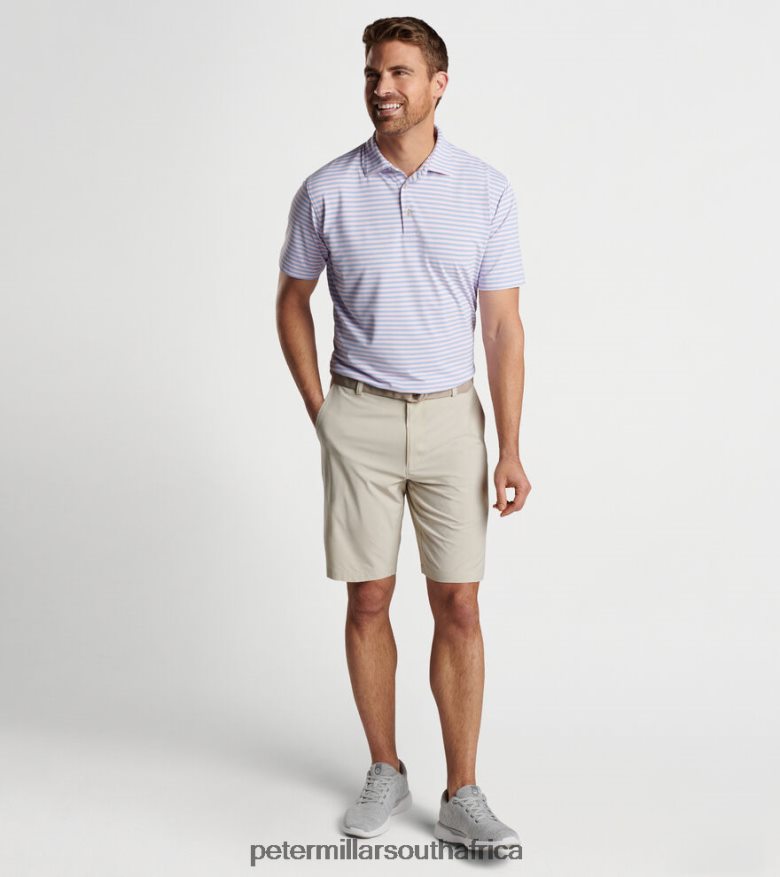 Cottage Blue Men Peter Millar Logan Performance Mesh Polo Apparel B62P4F379