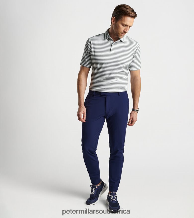 Eucalyptus Men Peter Millar Albatross Cotton-Blend Performance Polo Apparel B62P4F362