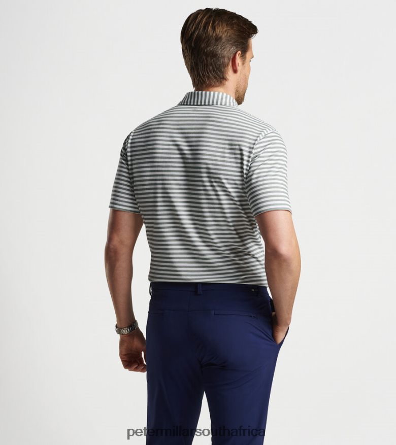 Eucalyptus Men Peter Millar Albatross Cotton-Blend Performance Polo Apparel B62P4F362