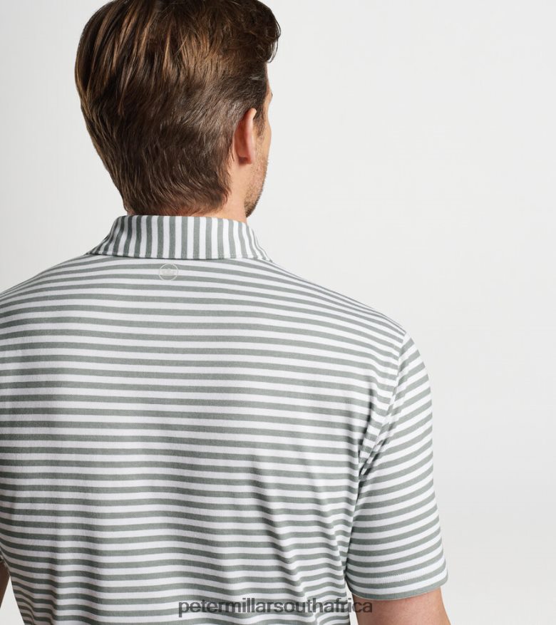 Eucalyptus Men Peter Millar Albatross Cotton-Blend Performance Polo Apparel B62P4F362