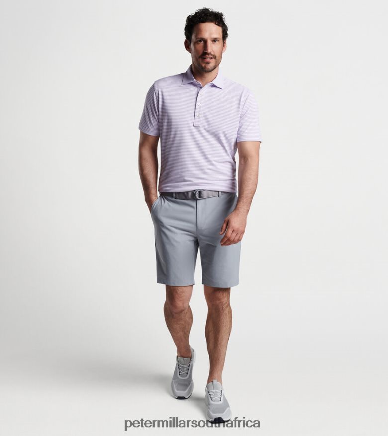 Iced Aqua Men Peter Millar Mood Performance Mesh Polo Apparel B62P4F373