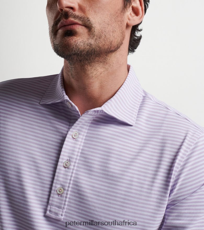 Iced Aqua Men Peter Millar Mood Performance Mesh Polo Apparel B62P4F373