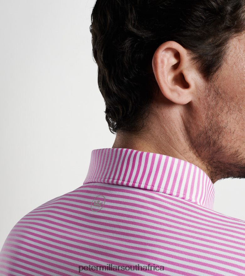 Iced Aqua Men Peter Millar Mood Performance Mesh Polo Apparel B62P4F375