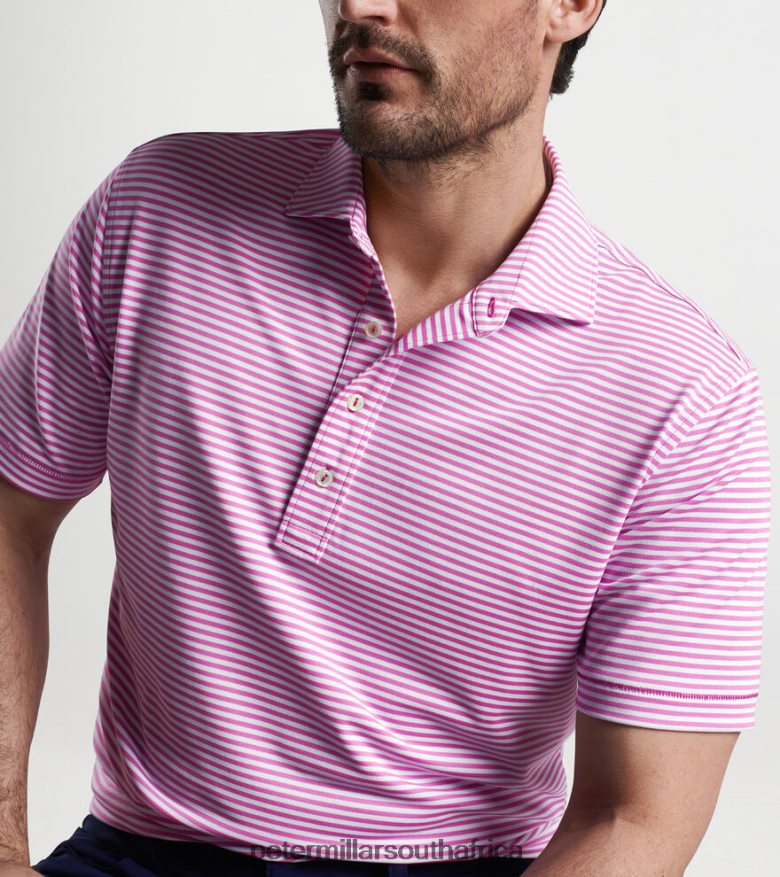 Iced Aqua Men Peter Millar Mood Performance Mesh Polo Apparel B62P4F375