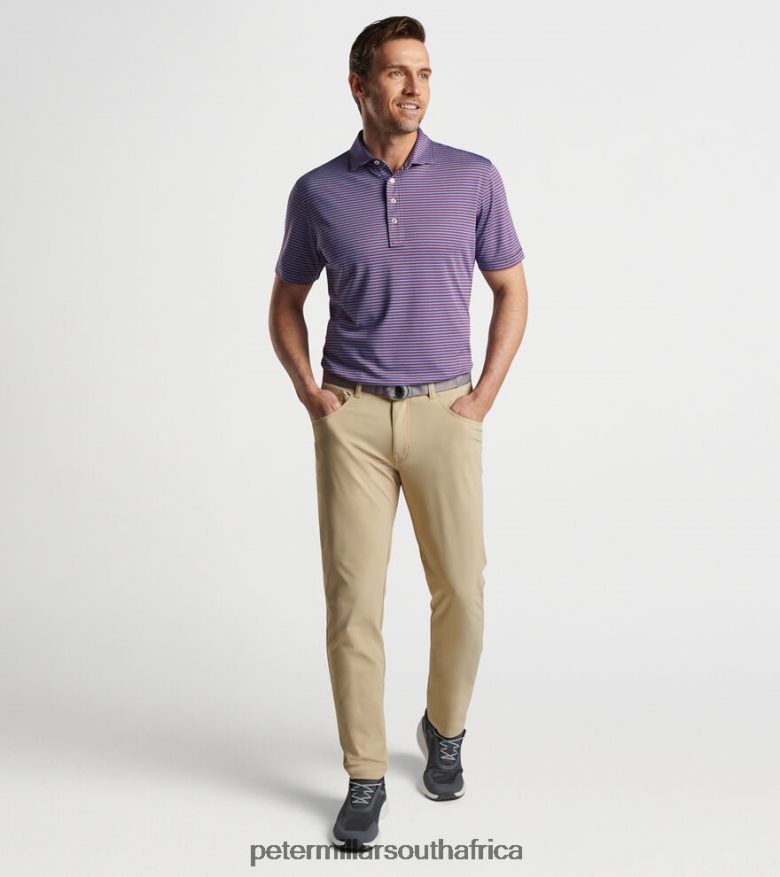 Iced Aqua Men Peter Millar Mood Performance Mesh Polo Apparel B62P4F376