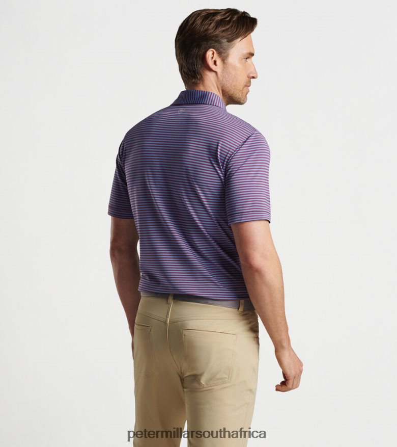 Iced Aqua Men Peter Millar Mood Performance Mesh Polo Apparel B62P4F376