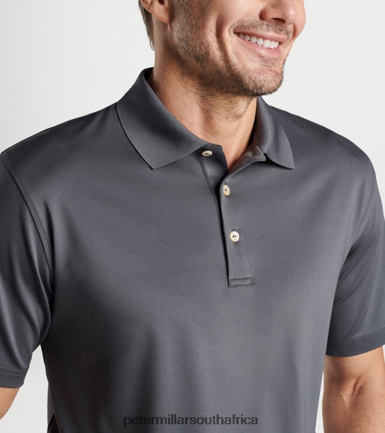 Iron Men Peter Millar Solid Performance Jersey Polo Knit-Collar Apparel B62P4F321