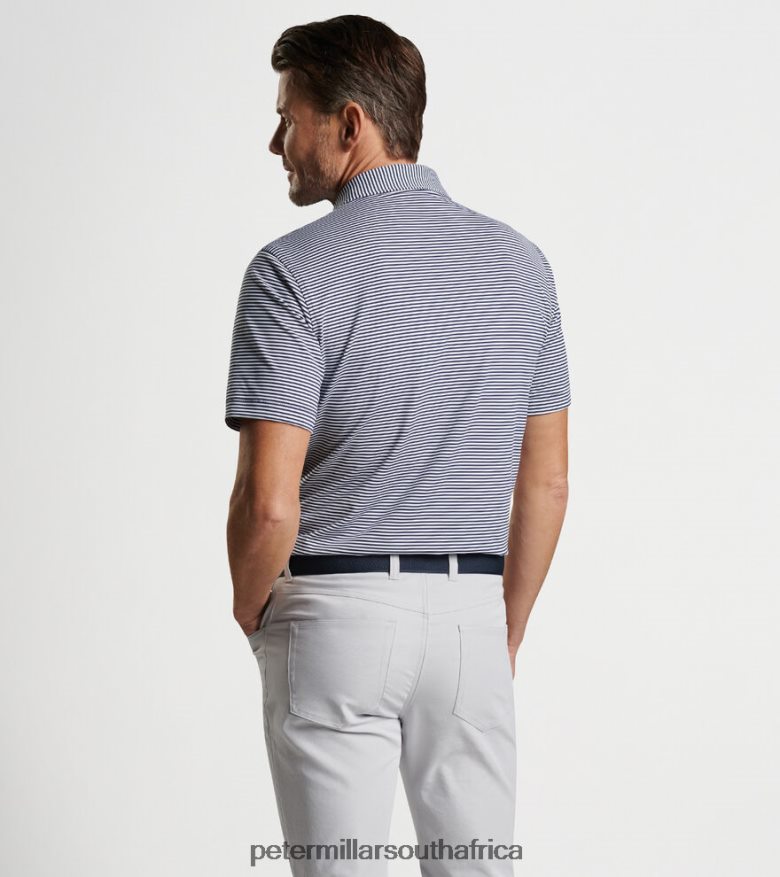 Navy Men Peter Millar Hales Performance Jersey Polo Apparel B62P4F339