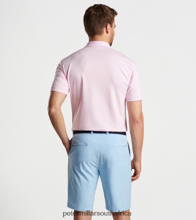 Palmer Pink Men Peter Millar Drum Performance Jersey Polo Apparel B62P4F272
