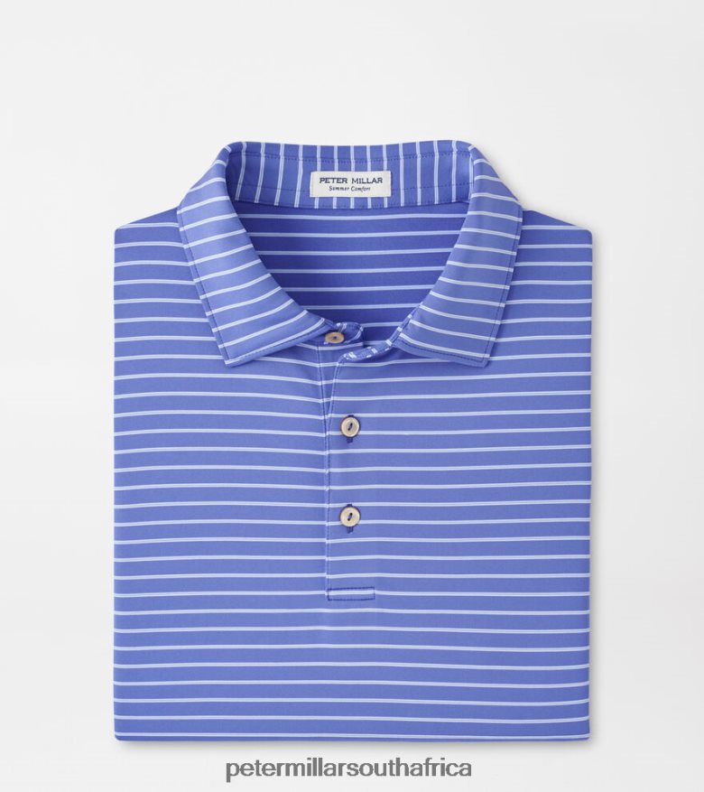 Purple Rose Men Peter Millar Drum Performance Jersey Polo Apparel B62P4F273