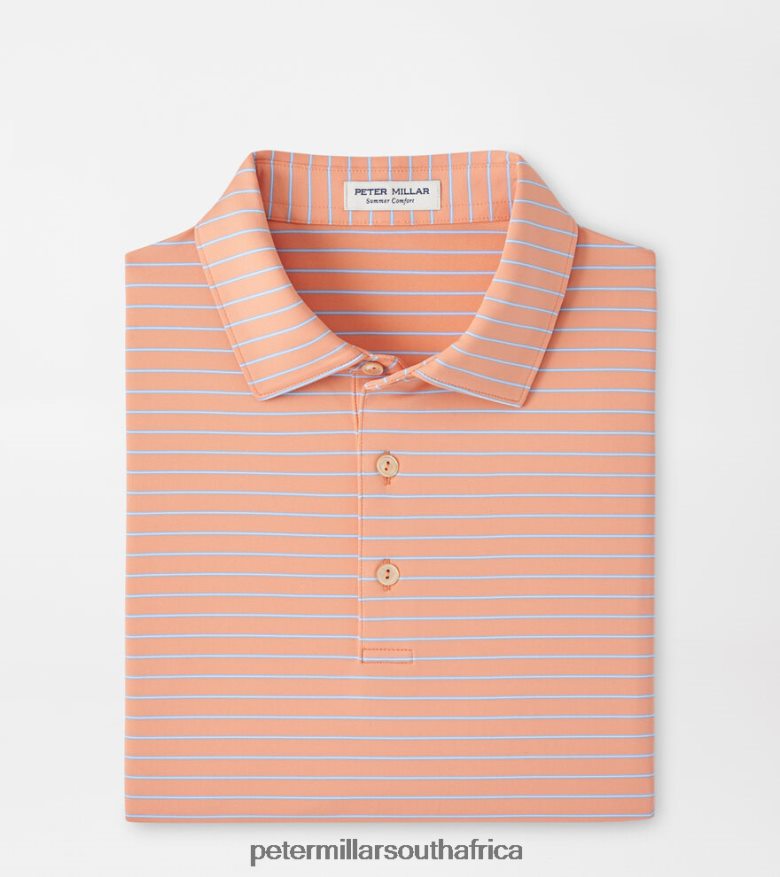 Sea Star Men Peter Millar Drum Performance Jersey Polo Apparel B62P4F275