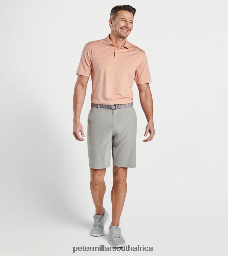 Sea Star Men Peter Millar Drum Performance Jersey Polo Apparel B62P4F275