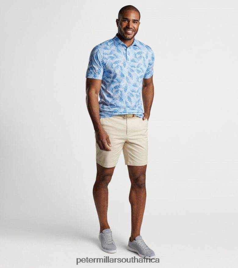 Twilight Blue Men Peter Millar Pilot Mill Twilight Blue Short-Sleeve Polo Apparel B62P4F421