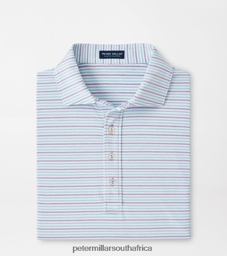 Violet Mist Men Peter Millar Garcia Performance Jersey Polo Apparel B62P4F388