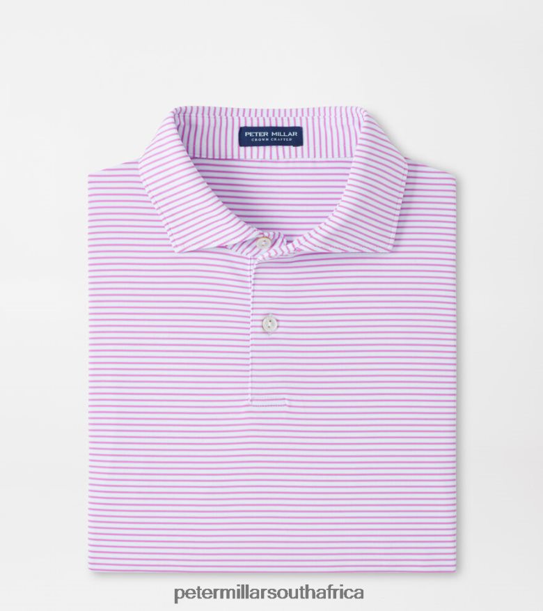 White Men Peter Millar Ambrose Performance Jersey Polo Apparel B62P4F332