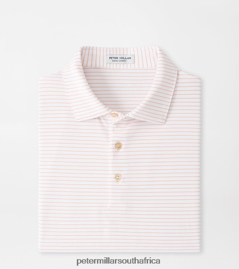 White Men Peter Millar Hemlock Performance Jersey Polo Apparel B62P4F368