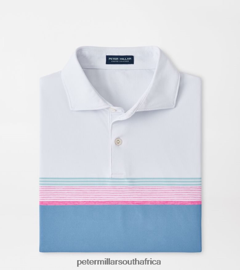 White Men Peter Millar Julius Performance Jersey Polo Apparel B62P4F428