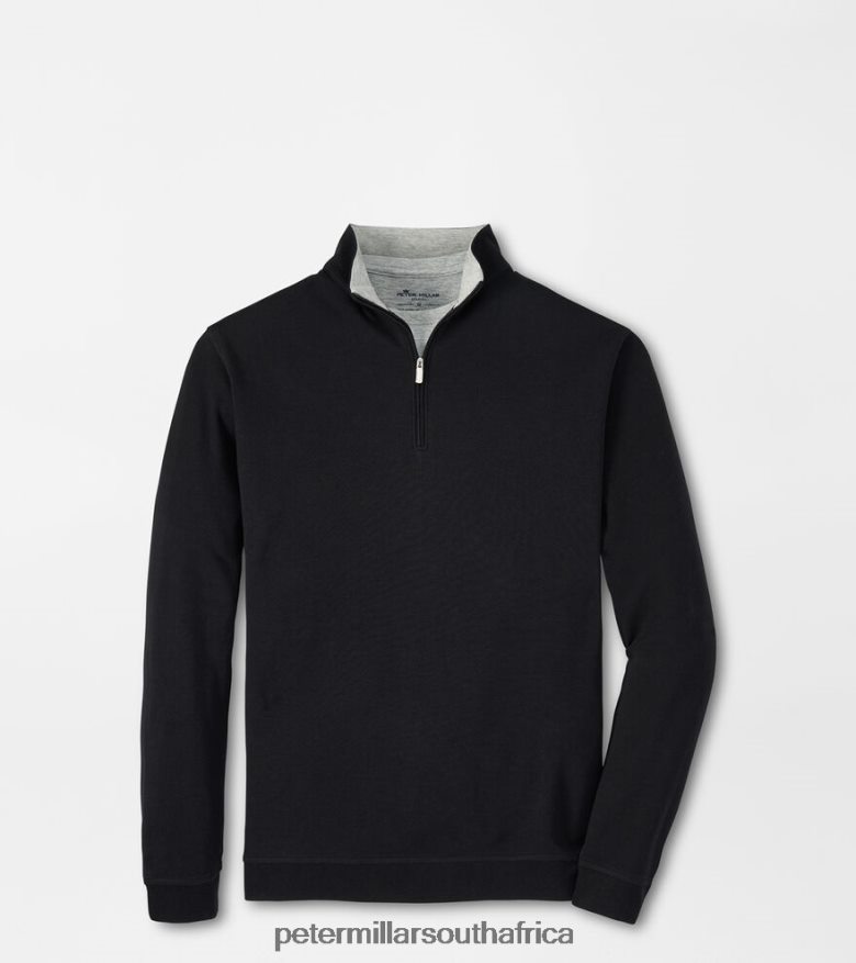 Black Men Peter Millar Crown Comfort Pullover Apparel B62P4F646