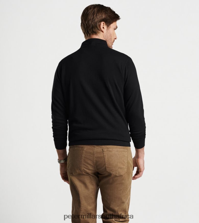 Black Men Peter Millar Crown Comfort Pullover Apparel B62P4F646