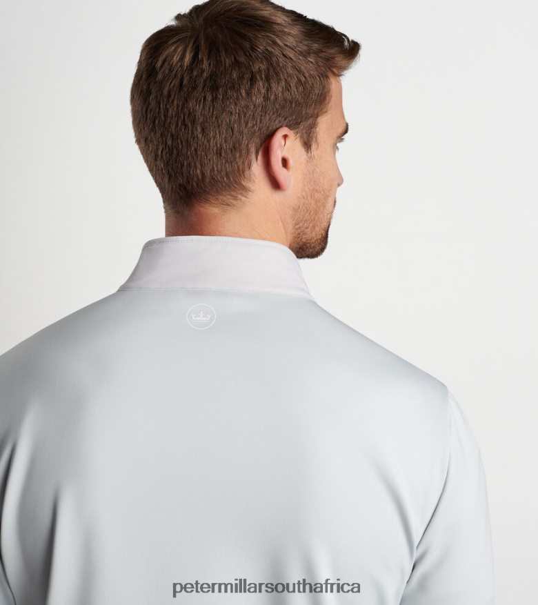 British Grey Men Peter Millar Weld Elite Hybrid Half-Zip Apparel B62P4F685