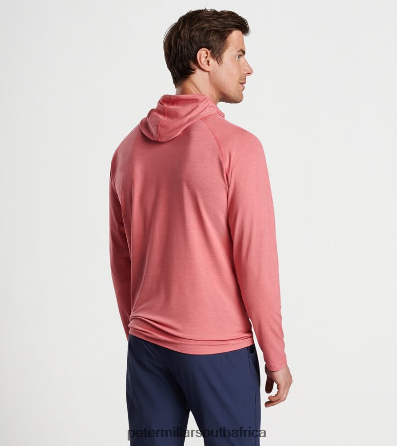 Cape Red Men Peter Millar Aurora Performance T-Shirt Hoodie Apparel B62P4F741