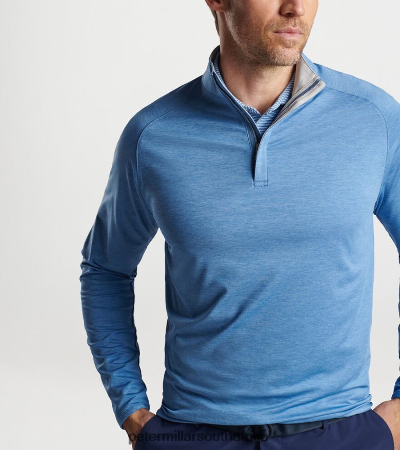 Cape Red Men Peter Millar Stealth Performance Quarter-Zip Apparel B62P4F745