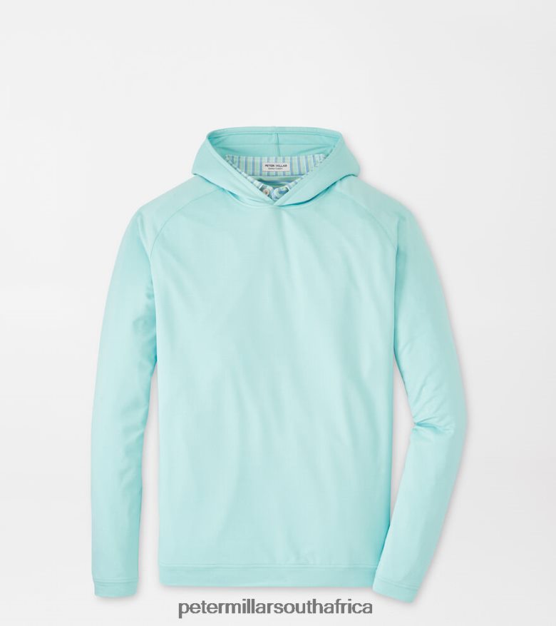 Celeste Men Peter Millar Pine Performance Hoodie Apparel B62P4F800