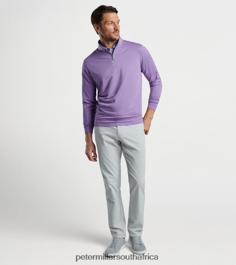Dragonfly Men Peter Millar Perth Melange Performance Quarter-Zip Apparel B62P4F759
