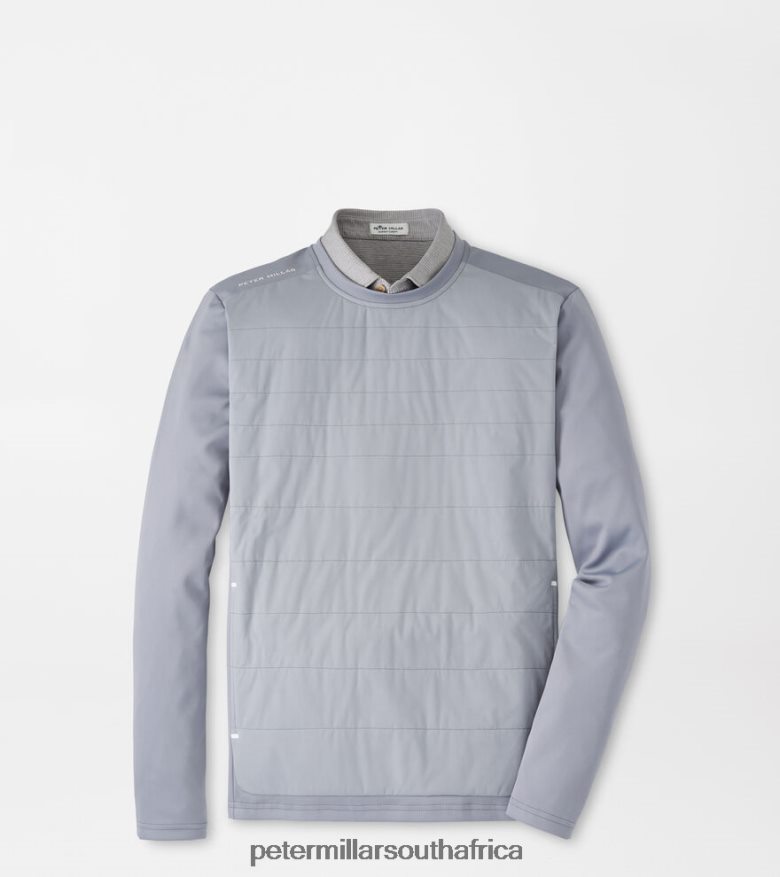 Gale Grey Men Peter Millar Bond Elite Crewneck Apparel B62P4F680