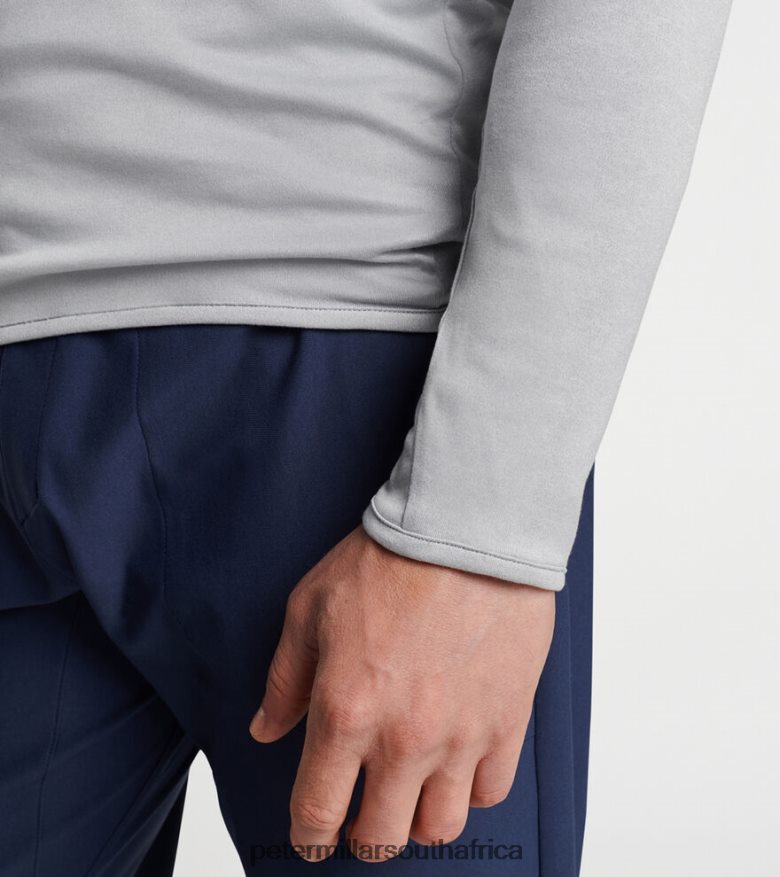 Gale Grey Men Peter Millar Cloudglow Performance Half-Zip Apparel B62P4F736