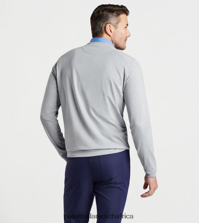 Gale Grey Men Peter Millar Cradle Performance Crewneck Apparel B62P4F673