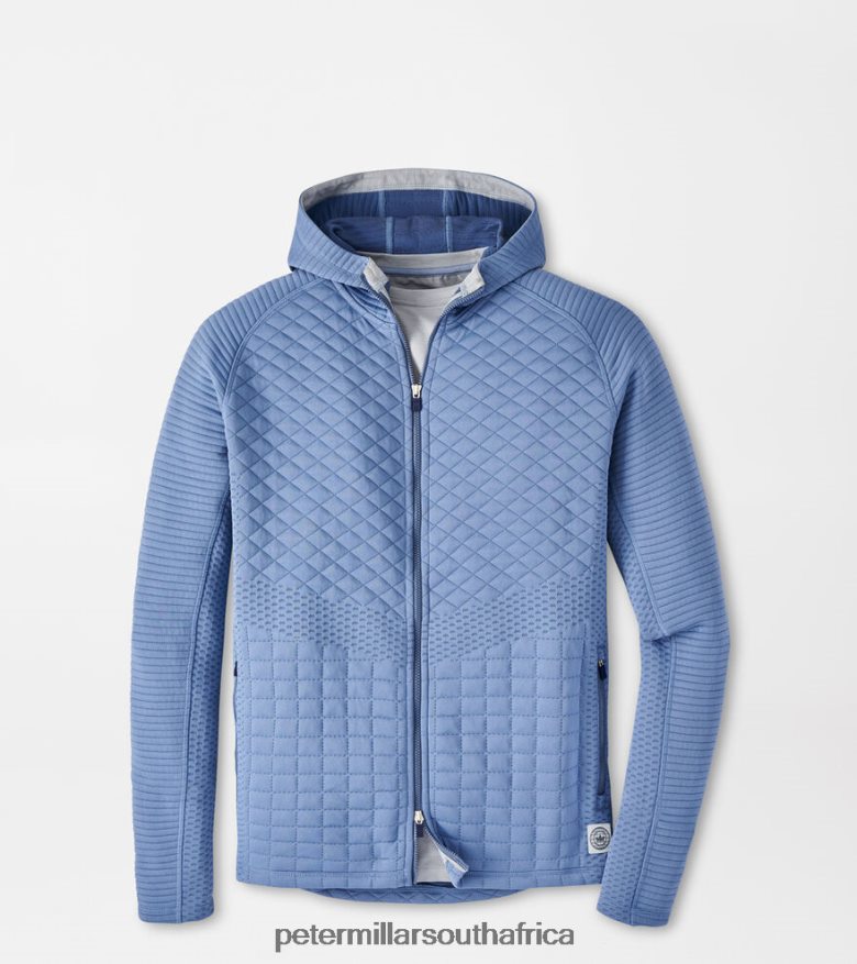 Infinity Men Peter Millar Orion Performance Quilted Hoodie Apparel B62P4F740