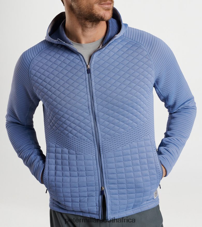 Infinity Men Peter Millar Orion Performance Quilted Hoodie Apparel B62P4F740