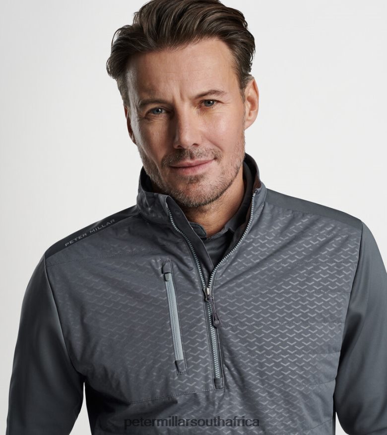 Iron Men Peter Millar Weld Elite Arrow Emboss Hybrid Half-Zip Apparel B62P4F781