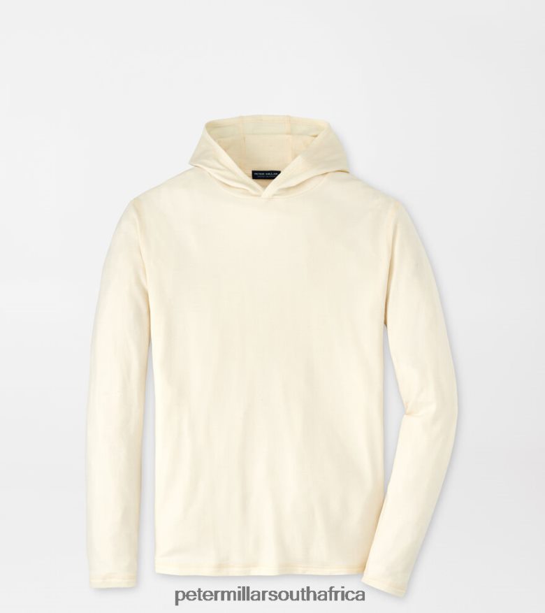 Ivory Men Peter Millar Excursionist Flex Vantage Hoodie Apparel B62P4F693