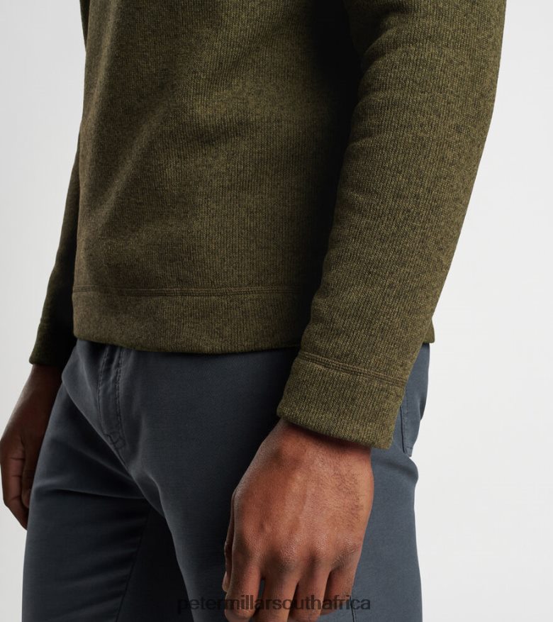 Juniper Men Peter Millar Crown Sweater Fleece Quarter-Zip Apparel B62P4F644