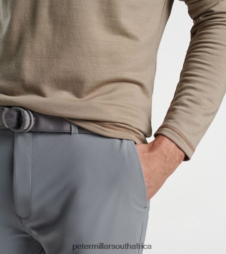 Jute Men Peter Millar Excursionist Flex Vantage Hoodie Apparel B62P4F694