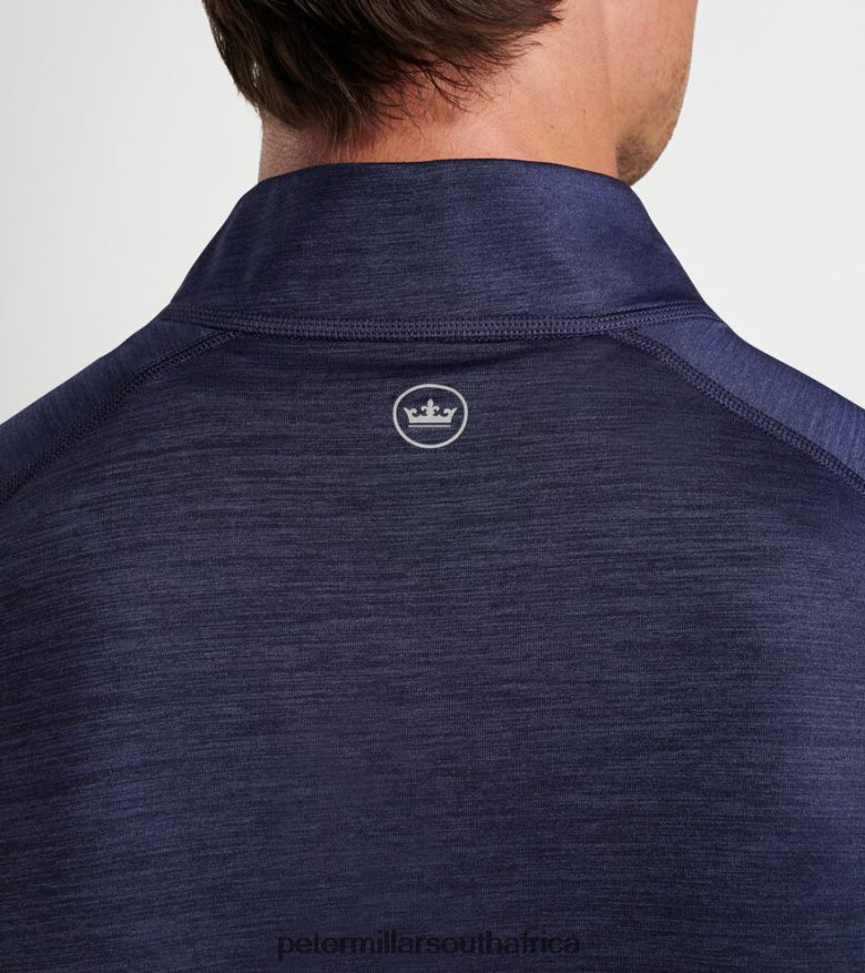 Navy Men Peter Millar Arctic Light Performance Quarter-Zip Apparel B62P4F719