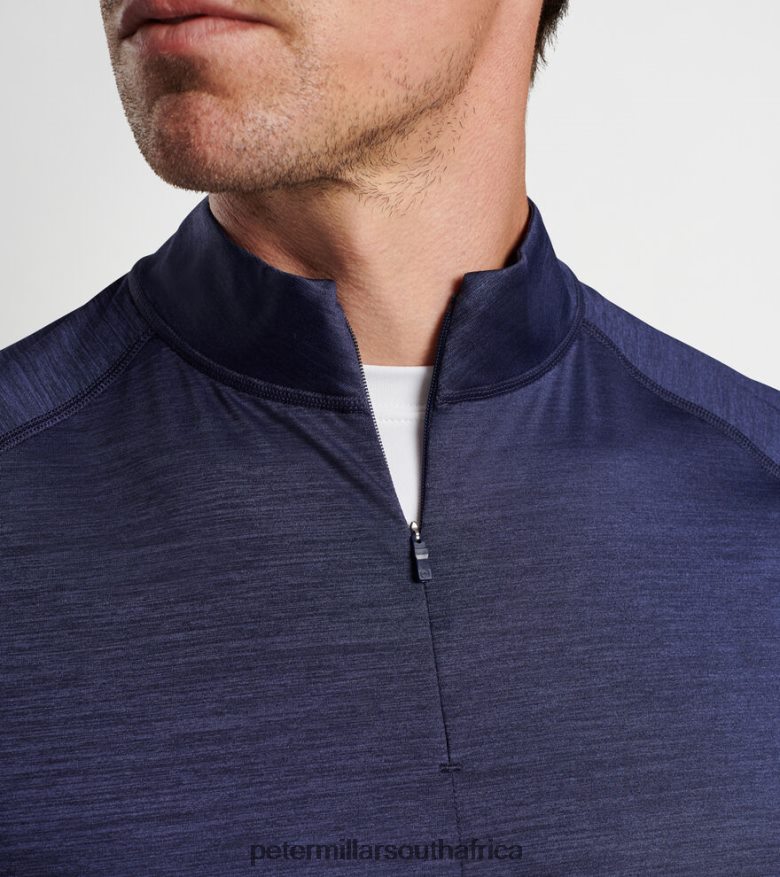 Navy Men Peter Millar Arctic Light Performance Quarter-Zip Apparel B62P4F719