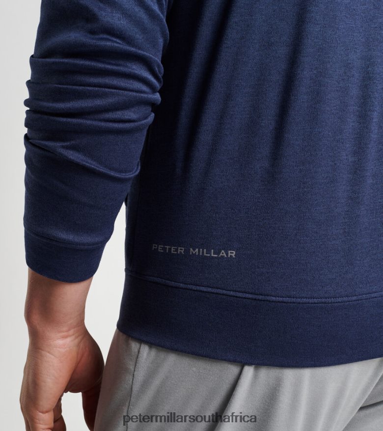 Navy Men Peter Millar Cloudglow Performance Hoodie Apparel B62P4F718